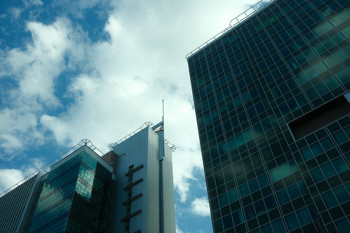 skyrise of two buildings