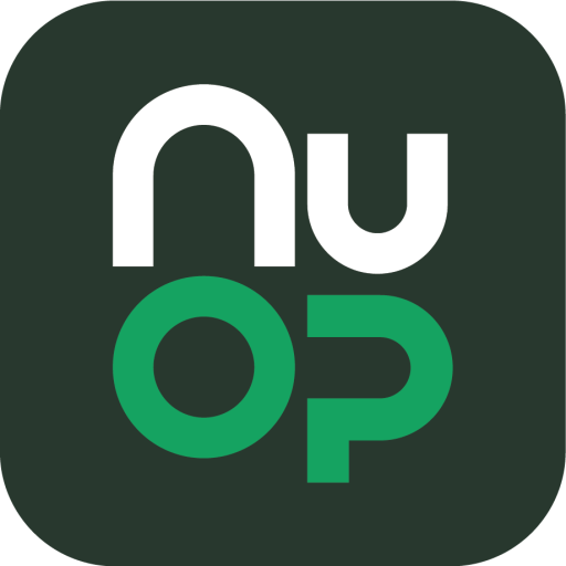 NuOp square logo solid background
