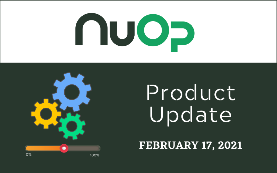 February 17th, 2021 Product Update