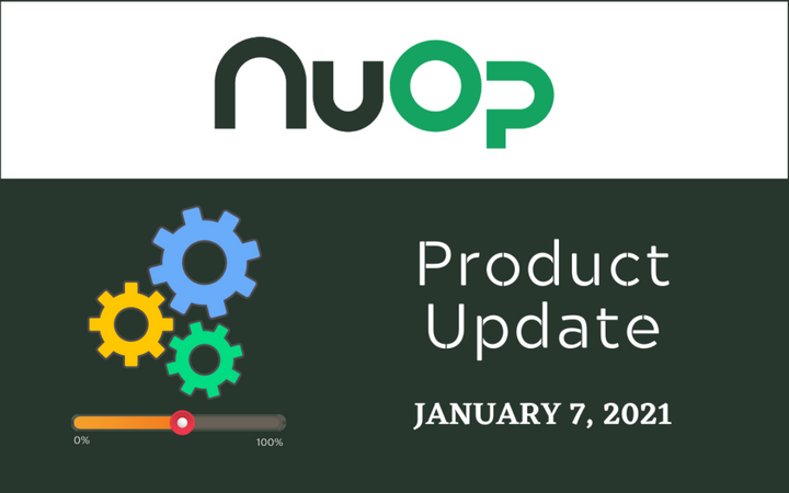January 7, 2021 Product Update